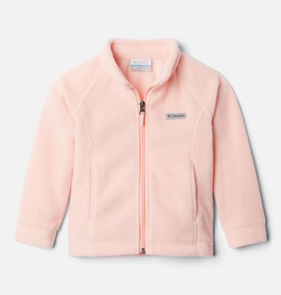Columbia Benton Springs Fleece Jacket Pink For Girls NZ14862 New Zealand